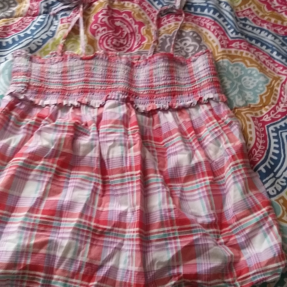 Plaid tank top